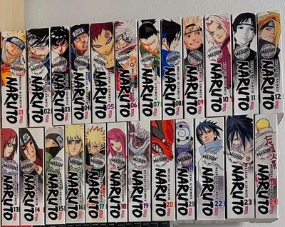 Naruto massiv 1-24 Manga Komplett auf Deutsch