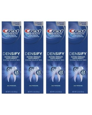 4 Pack Of Crest Pro-Health Densify Daily Protection Toothpaste 5.3 Oz Exp 10/26