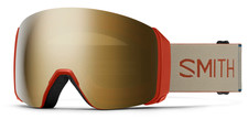 NEW Smith 4D Mag XL Snow Goggles-Rust-Chromapop Sun Gold Black Bonus Lens