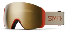 NEW Smith 4D Mag XL Snow Goggles-Rust-Chromapop Sun Gold Black+Bonus Lens