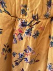 Maurices Yellow Floral Sleeveless dress XXL Woven Polyester Ruffle Pullover EUC — photo 2