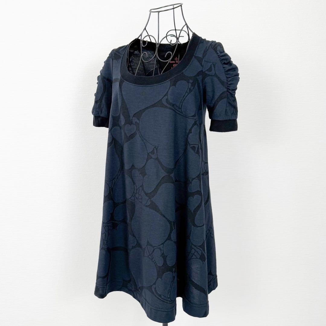 Vivienne Westwood REDLABEL オーヴ ワンピース ハート Vivienne Westwood ヴィヴィアン ワンピース オーブ刺繍 ハート