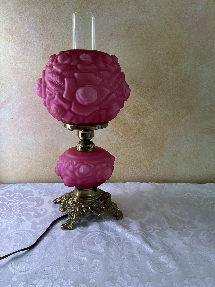 fenton rose lamp products for sale | eBay