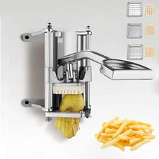 tonchean French Fry Cutter Wall Mount, Commercial Vegetable and Potato Slicer...