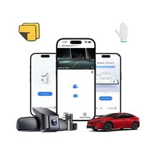 4K Dash Cam for Toyota Prius 2023-2025 LE XLE Limited, UHD, WiFi, 128GB Card