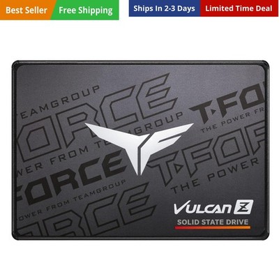 T-Force Vulcan Z 256GB SLC Cache 3D NAND TLC 2.5 Inch SATA III Internal Solid...