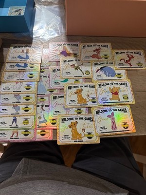 2024 Card.Fun Disney All-Star Sports Games Ticket 25 card lot