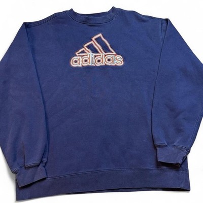 Vintage Adidas embroidered big logo Spellout crewneck sweatshirt fits large