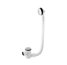 Mcalpine HC2650UK Chrome Plated Mushroom Plug Brass Bath Filler And Overflow