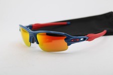 OAKLEY JUNIOR OJ9008-0358 FLAK 2.0 BLUE RED AUTHENTIC SUNGLASSES 58-8