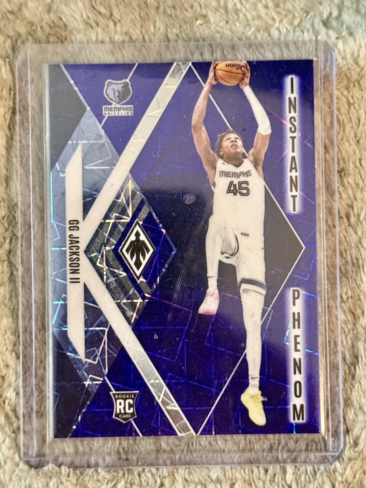 2023-24 Panini Phoenix - Instant Phenom GG Jackson #1 Blue Lazer /275 (RC)