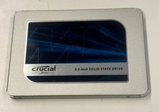 One Crucial MX 500 2.5 500GB SSD Hard Drive PC Computer USED NTFS Formatted