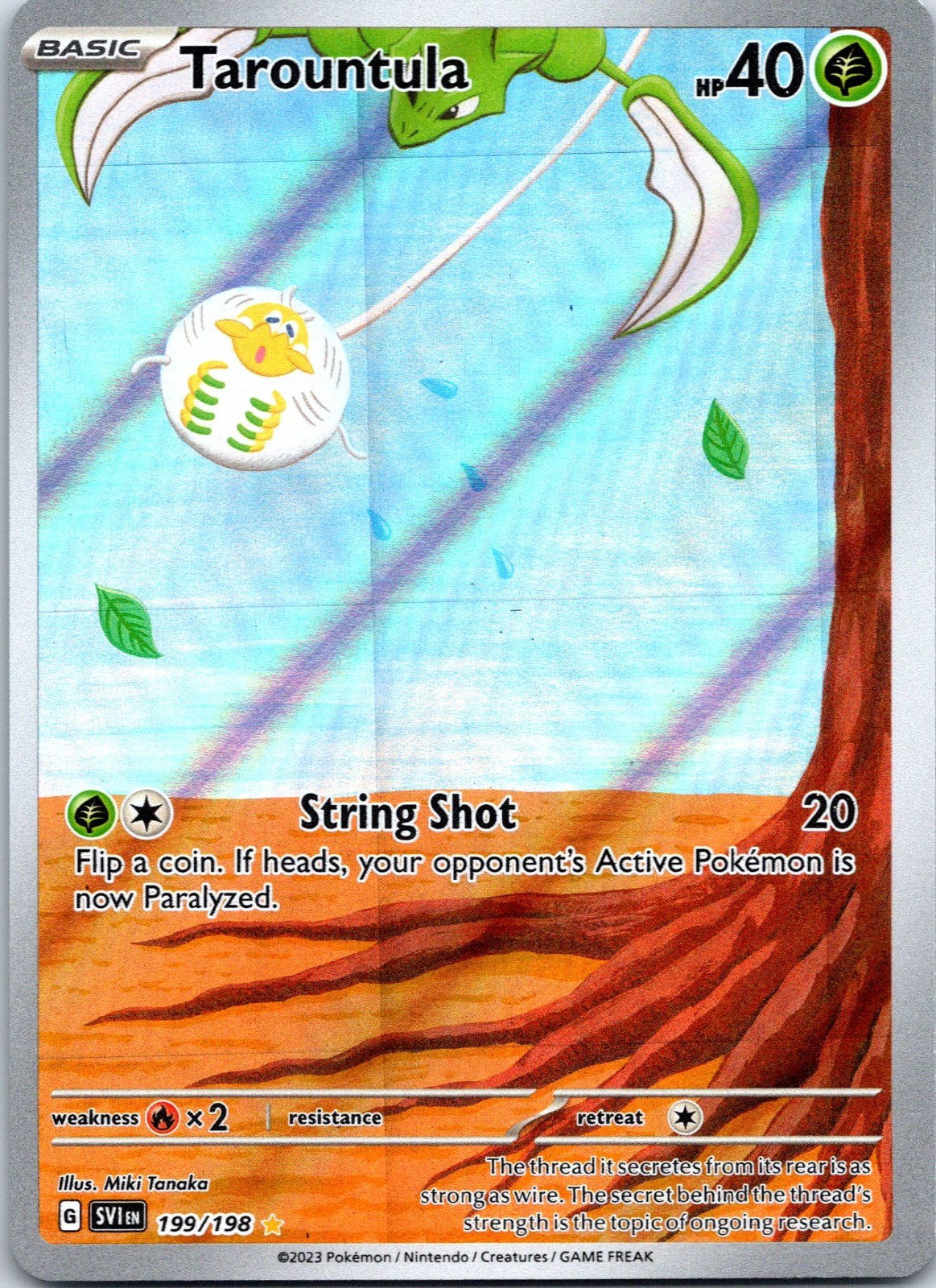 Tarountula Illustration Rare SV01: Scarlet & Violet Base Set 199/198 NM