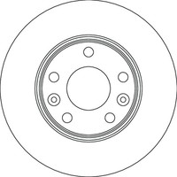 2X TRW Bremsscheibe DF4637 FüR Renault Express GroßRaumlimousine Tce 100 F6MA