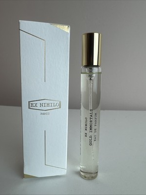 Ex Nihilo Paris GOLD IMMORTALS Eau de PARFUM Travel Size .25fl oz/7.5ml NEW