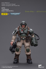 Joytoy Warhammer40k 1/18 Astra Militarum Cadian Command Squad Veteran With Power