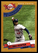 Torii Hunter 2002 Topps #703 Minnesota Twins MLB READ FREE SHIPPING AutographDen