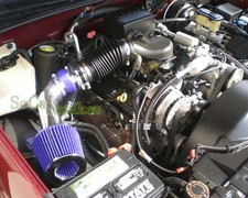 Blue Air Intake System Kitfilter For 1996-1999 Gmc Yukon With 5.7l V8