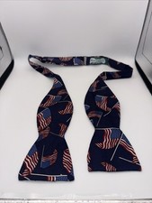 American Red White  Blue Patriot Stars  Stripes Bow Tie by Beau Ties Ltd.