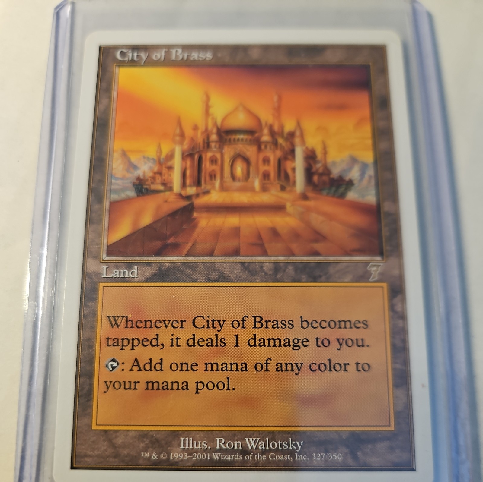 NM City of Brass 7th Edition Mtg Magic the Gathering