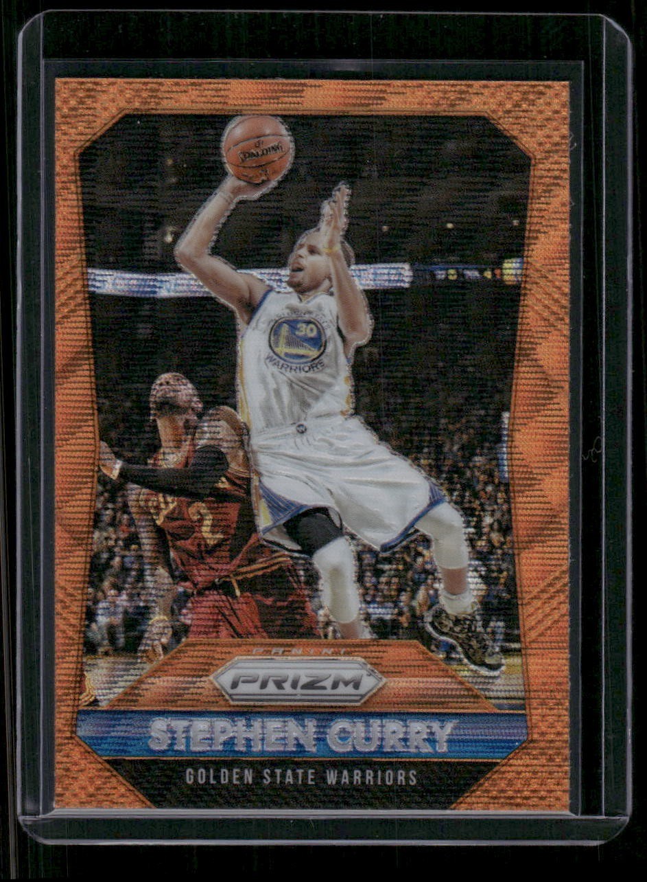 2015-16 Panini Prizm Stephen Curry Orange Wave #170