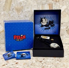 VTG FOSSIL Felix The Cat Watch LI-12032 RARE Ltd Ed 033/500 MIB Cert Low Serial