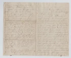 CIVIL WAR LETTER - 135th PA Infantry - Forcing People to Move to Build Camp !