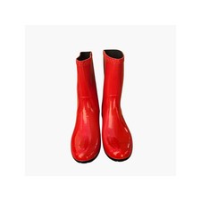 UGG Sienna Red Glossy Waterproof Rubber Rain Boots Women's Size 8