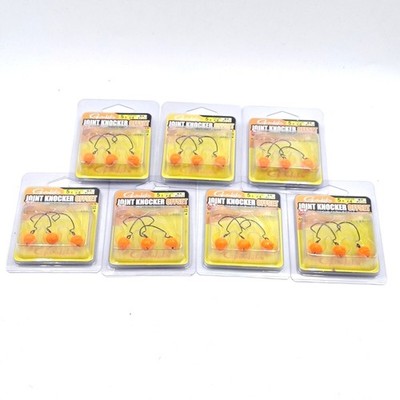 Gamakatsu Joint Knocker Offset 5g 7 Sets Hook #4 Luminous Orange Joint Knocker
