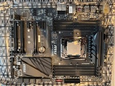 MSI X99A SLI Plus Motherboard + Core i7-6800K + Heatsink + TPM 2.0 ++ [SEE NOTE]