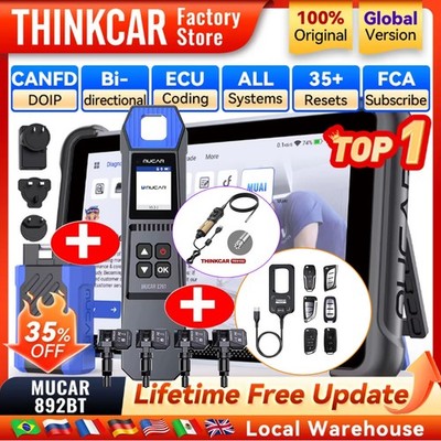 MUCAR 892BT AI Automotive Diagnostic Tool All System OBD2 Scanner KEY Programmer