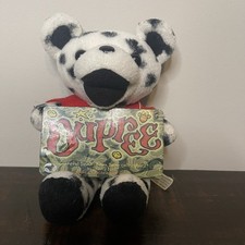 Grateful Dead Bean Bear, By Liquid Blue, DUPREE Birthday 2/4/1978 New