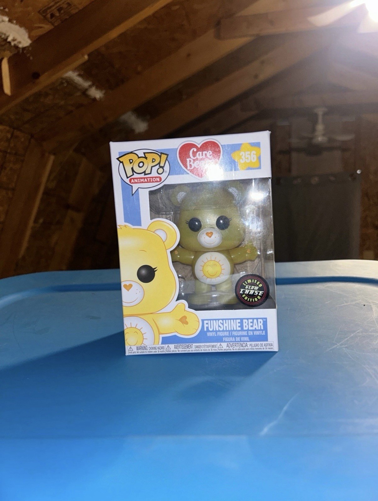 Funko Pop Care Bears Funshine Bear Chase *Ver Fotos* No Como Nuevo
