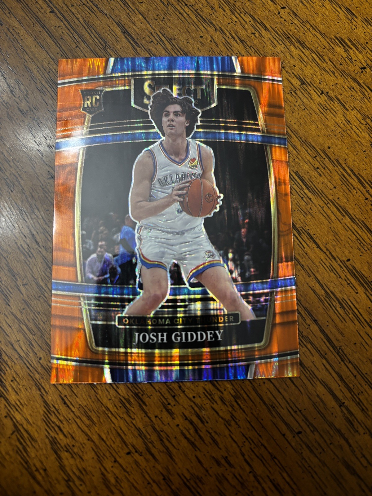 2021-22 Panini Select Josh Giddey Orange Flash RC #58