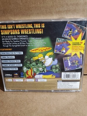 Simpsons-Wrestling - Sony PlayStation 1 for sale online | eBay