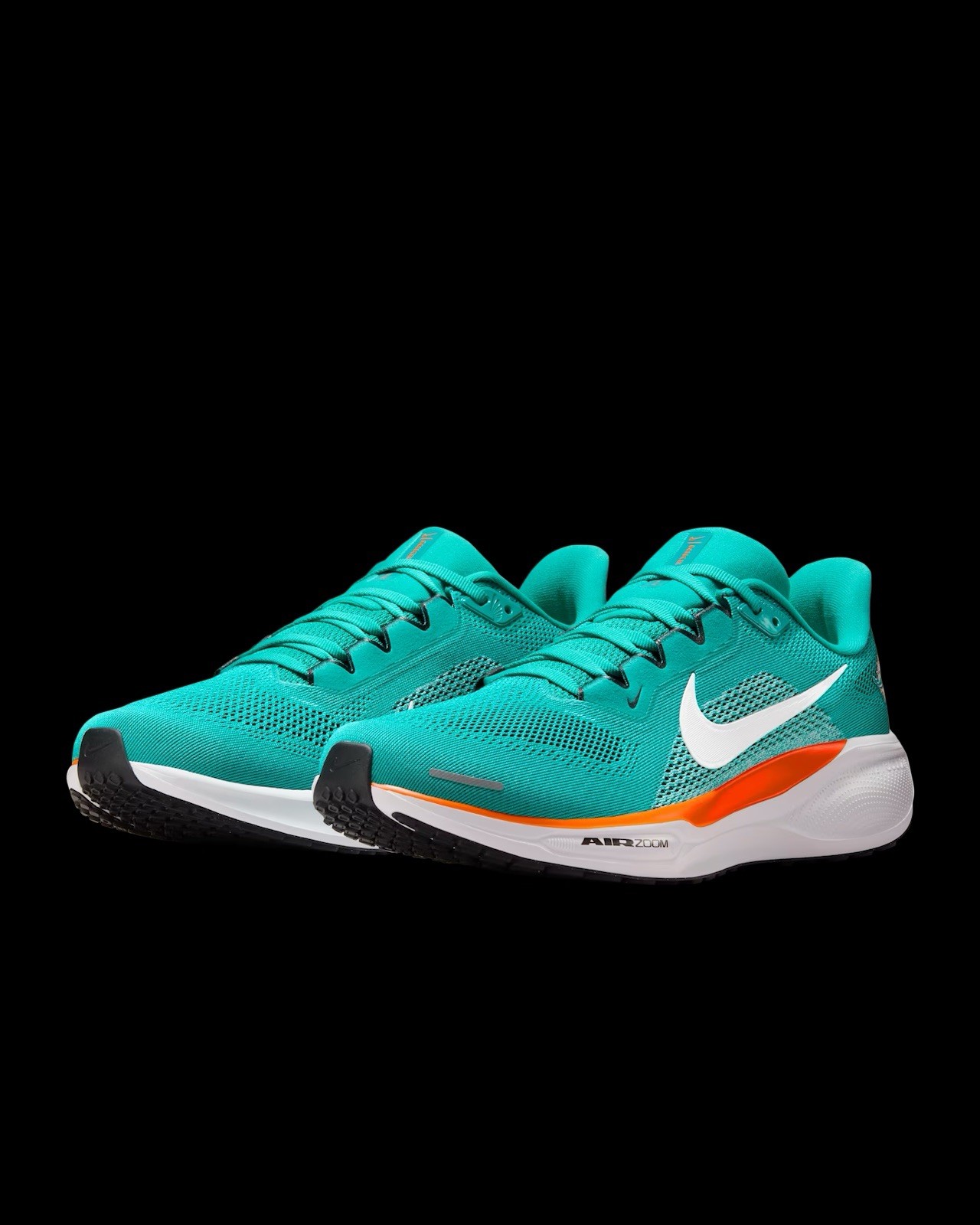 Nike Men's Zoom Pegasus 41 Running Shoes Miami Dolphins - Size 11.5