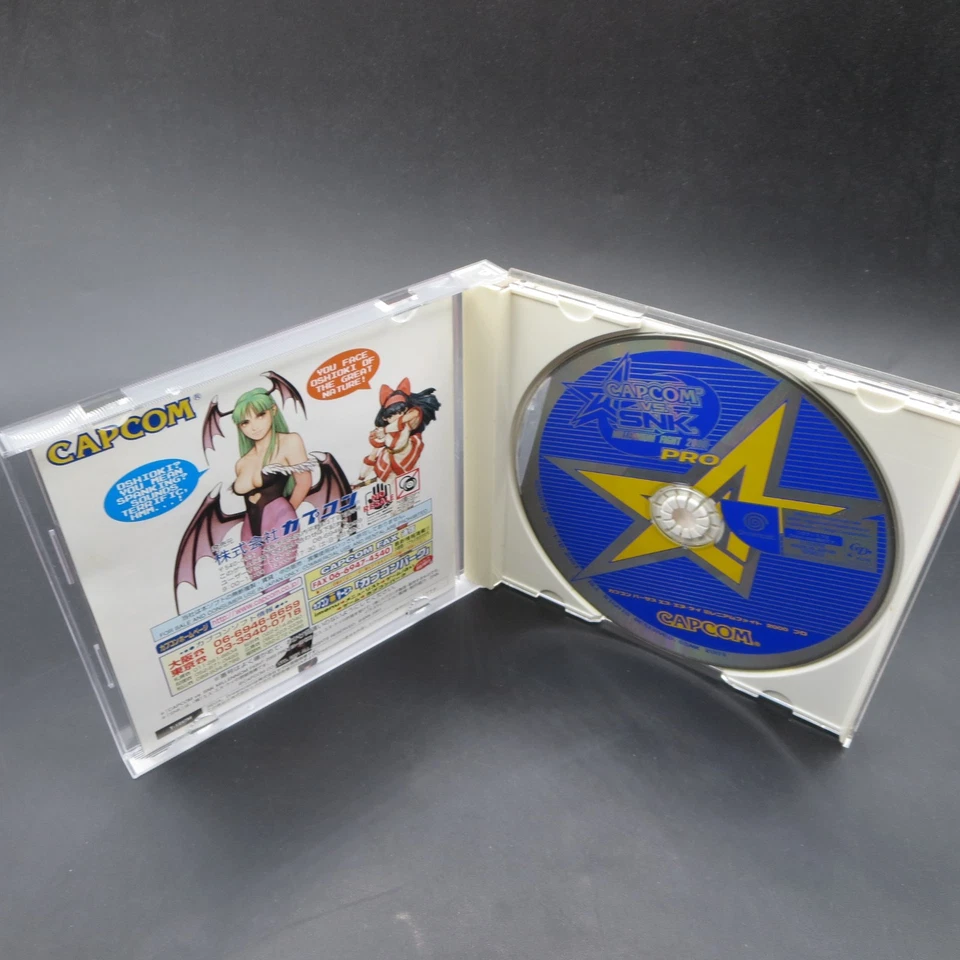 Capcom vs SNK Millennium Fight 2000 Pro Dreamcast with Spine and Manual Japan - Image 3 of 4