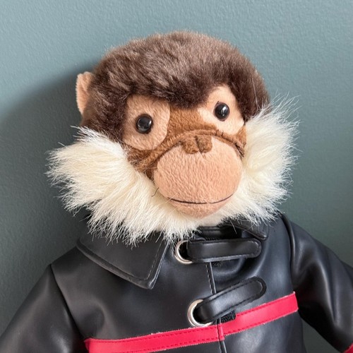 Vintage 2001 The Bear Factory Monkey Stuffed Animal Plush Toy - 14" {pre-owned} - Picture 3 of 10