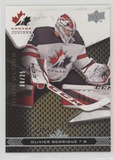 2018 Upper Deck Team Canada Juniors High Gloss 6/25 Olivier Rodrigue #29 3xv