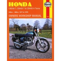 Honda CB250T CB400T CB400A Twins 77-79 UK US Motorrad Werkstatthandbuch Haynes