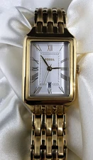 Fossil Women Watch Raquel Gold-Tone 23mm case Rectangular Model ES5220