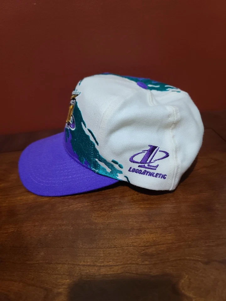VTG Indianapolis Indy 500 Splash 1996 Logo 7 Athletic SnapBack Hat - Image 3 of 4