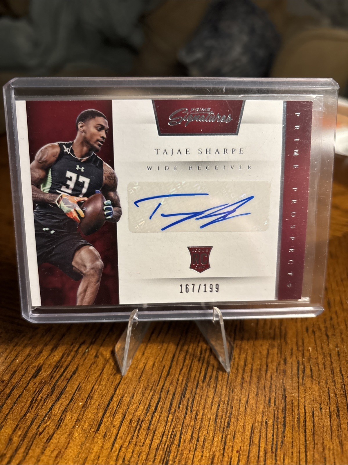 Tajae Sharpe Panini Prime Signatures #246 Base