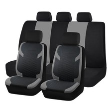 For Kia Soul Car Seat Covers Front Rear Protector Full Set Polyester Breathable