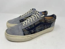 Vans Old Skool low suede Italian weave mens 7.5 womens 9 shows sneakers 