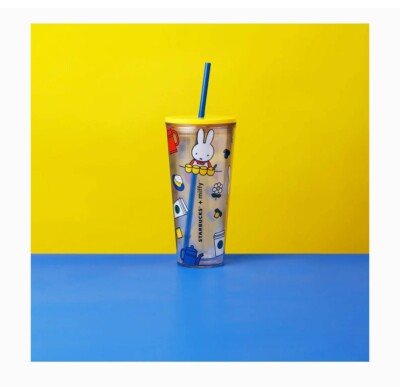 Starbucks Miffy Cold Cup Tumbler 20oz | eBay