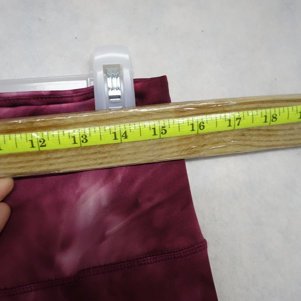 Pantalones deportivos RBX para mujer talla grande púrpura ajuste regular tie dye poliéster elástico Foto 2 de 4