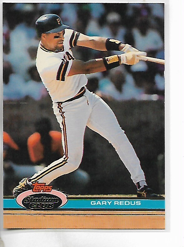1991 Stadium Club Gary Redus Card #486