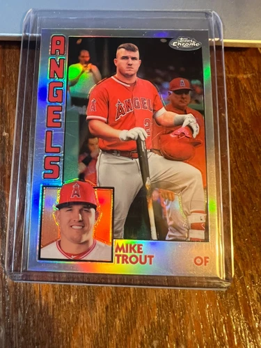 Mike Trout 2019 Topps Chrome 1984 Topps Refractor #84TC-17 Los Angeles Angels