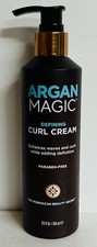 Argan Magic Defining Curl Cream  Enhances Waves  Curls While Adding Definition